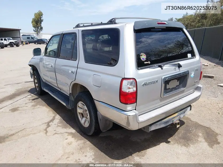 2002 Toyota 4Runner Sr5 V6 VIN: JT3GN86R620253075 Lot: 45669884