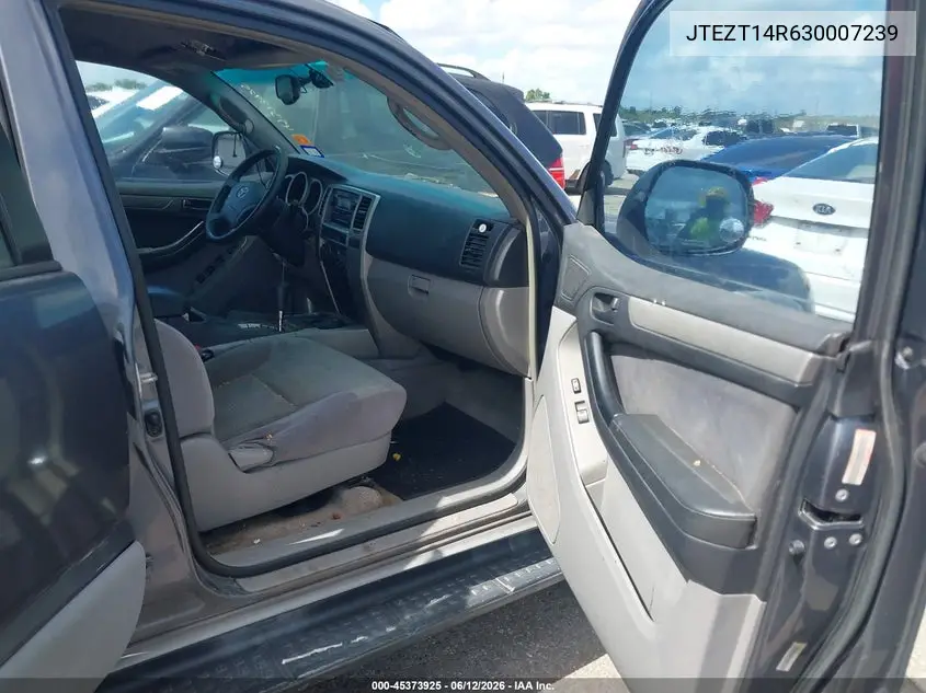 2003 Toyota 4Runner Sr5 V8 VIN: JTEZT14R630007239 Lot: 45373925