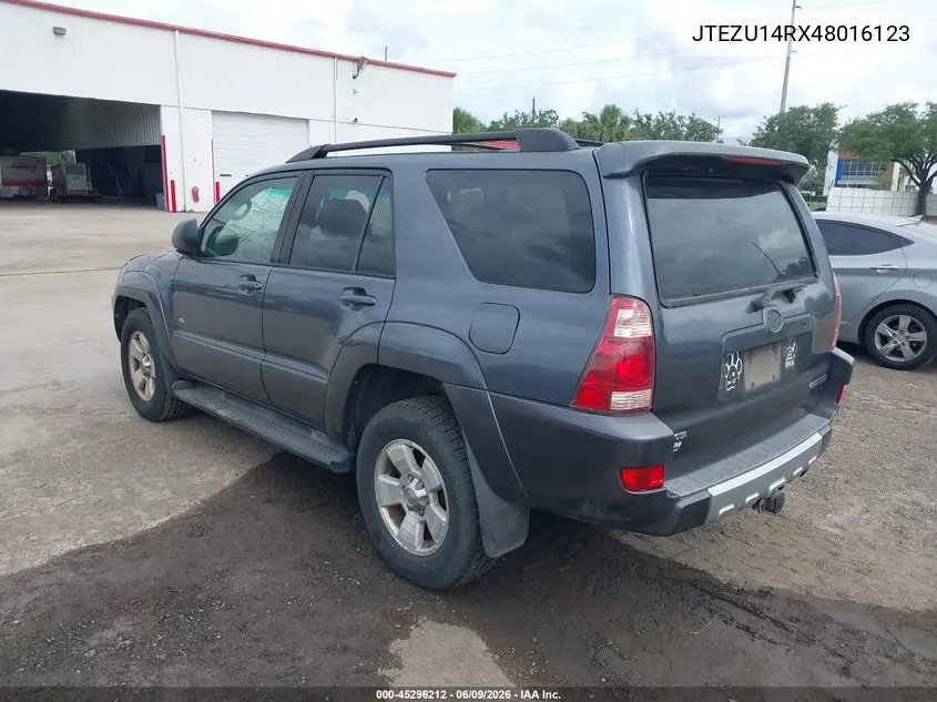 2004 Toyota 4Runner Sr5 V6 VIN: JTEZU14RX48016123 Lot: 45296212