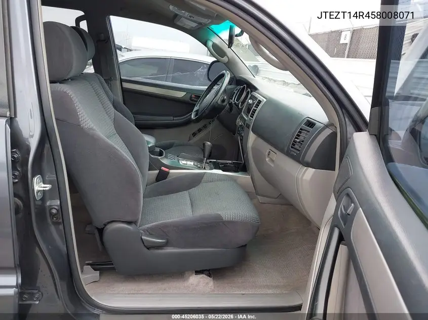 2005 Toyota 4Runner Sr5 Sport V8 VIN: JTEZT14R458008071 Lot: 45206035