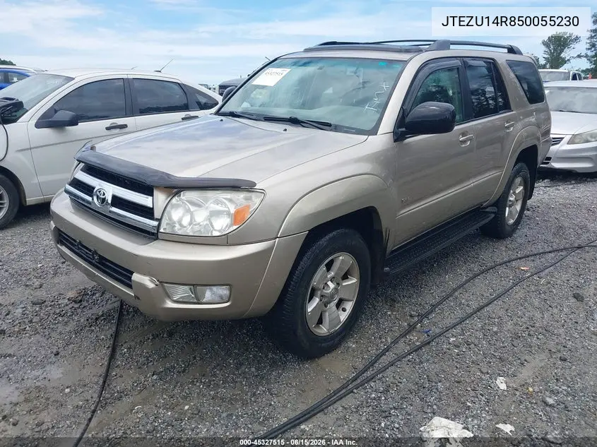 2005 Toyota 4Runner Sr5 V6 VIN: JTEZU14R850055230 Lot: 45327515