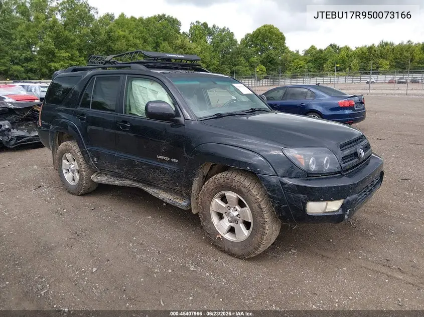 2005 Toyota 4Runner Limited V6 VIN: JTEBU17R950073166 Lot: 45407966