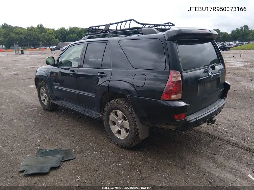 2005 Toyota 4Runner Limited V6 VIN: JTEBU17R950073166 Lot: 45407966