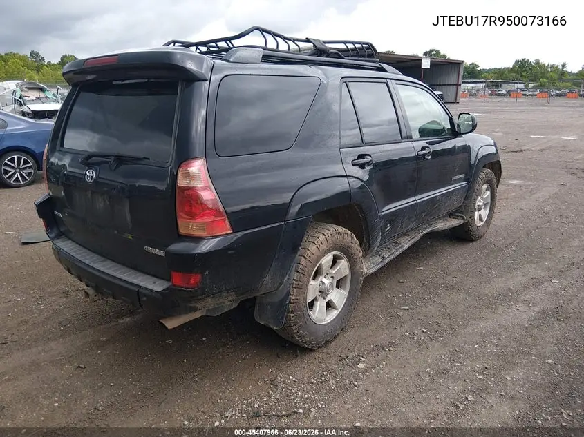 2005 Toyota 4Runner Limited V6 VIN: JTEBU17R950073166 Lot: 45407966