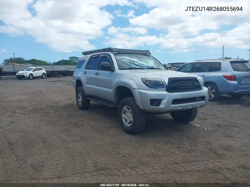 2006 Toyota 4Runner Sr5 V6 VIN: JTEZU14R268055694 Lot: 45377785