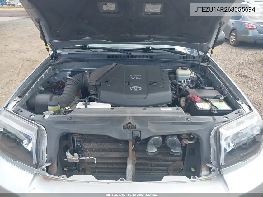 2006 Toyota 4Runner Sr5 V6 VIN: JTEZU14R268055694 Lot: 45377785