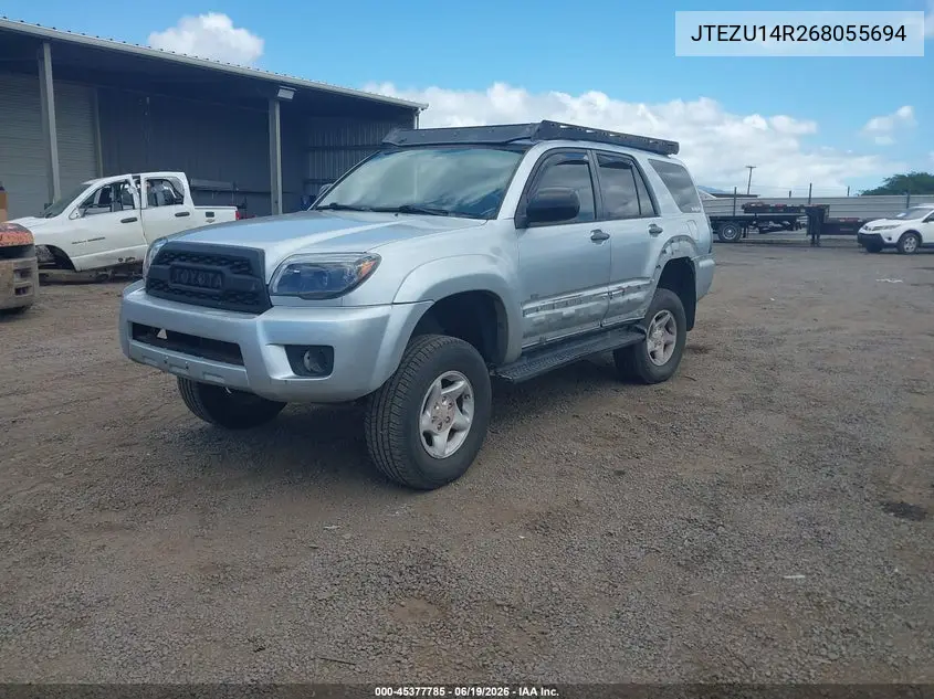 2006 Toyota 4Runner Sr5 V6 VIN: JTEZU14R268055694 Lot: 45377785