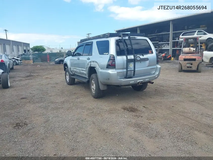 2006 Toyota 4Runner Sr5 V6 VIN: JTEZU14R268055694 Lot: 45377785