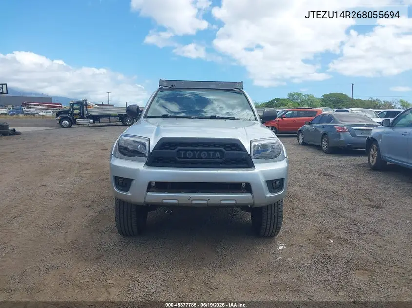 2006 Toyota 4Runner Sr5 V6 VIN: JTEZU14R268055694 Lot: 45377785