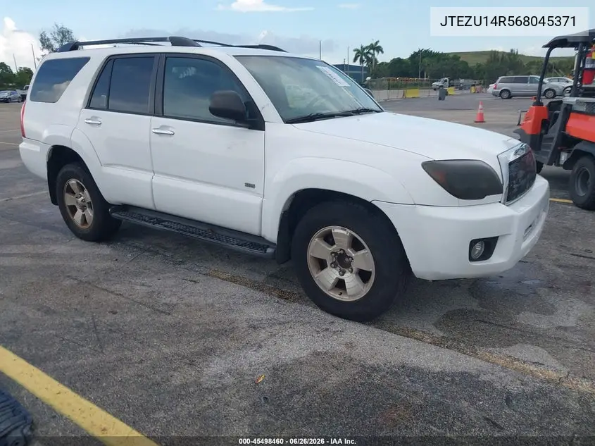 2006 Toyota 4Runner Sr5 V6 VIN: JTEZU14R568045371 Lot: 45498460
