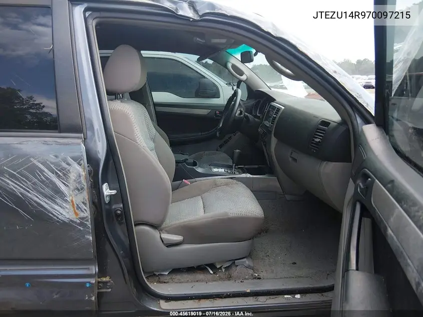 2007 Toyota 4Runner Sr5 VIN: JTEZU14R970097215 Lot: 45619019