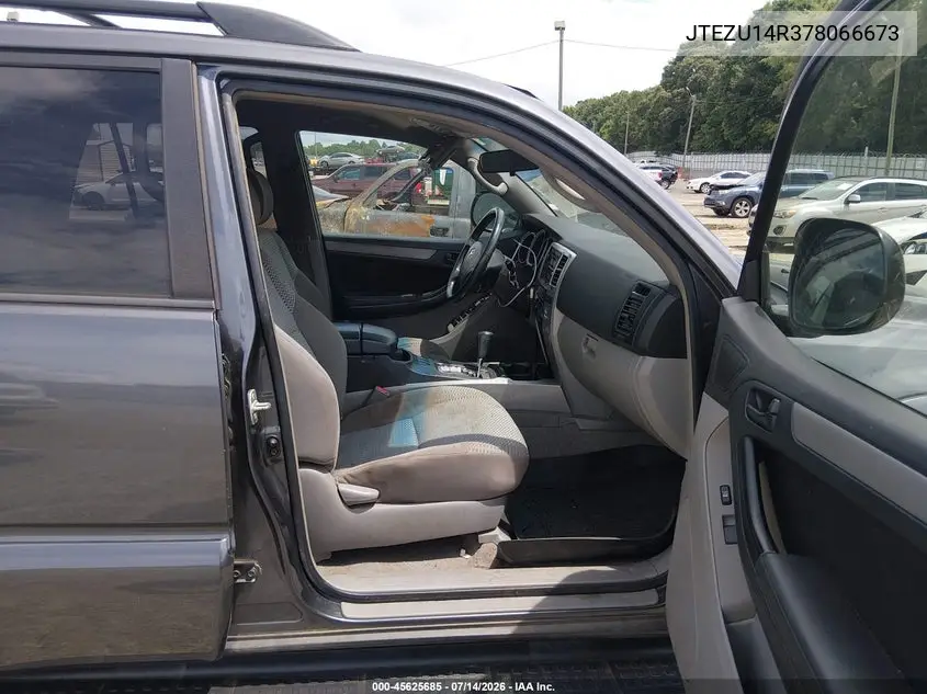 2007 Toyota 4Runner Sr5 VIN: JTEZU14R378066673 Lot: 45625685