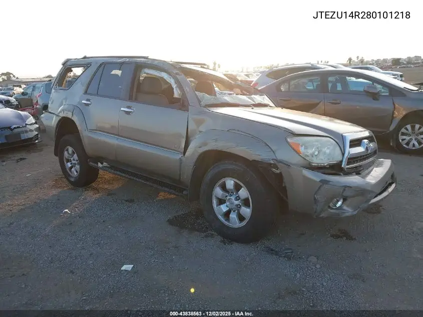 JTEZU14R280101218 2008 Toyota 4Runner Sr5 V6