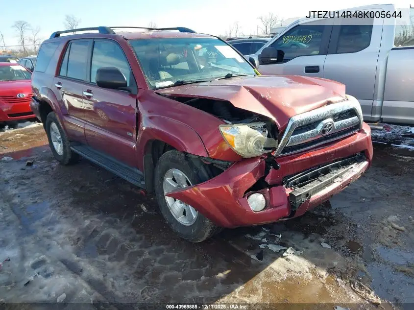 JTEZU14R48K005644 2008 Toyota 4Runner Sr5 V6
