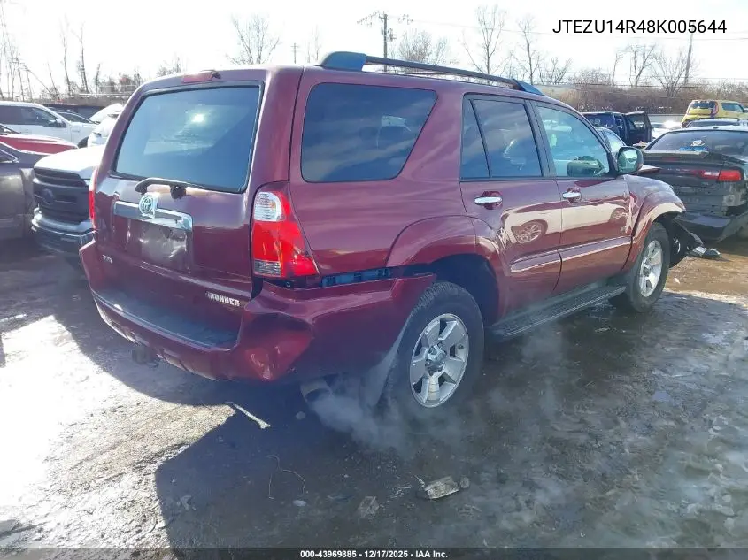 JTEZU14R48K005644 2008 Toyota 4Runner Sr5 V6