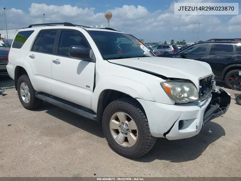 2009 Toyota 4Runner Sr5 V6 VIN: JTEZU14R29K023870 Lot: 45446072