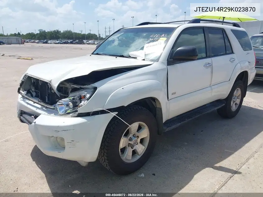 2009 Toyota 4Runner Sr5 V6 VIN: JTEZU14R29K023870 Lot: 45446072