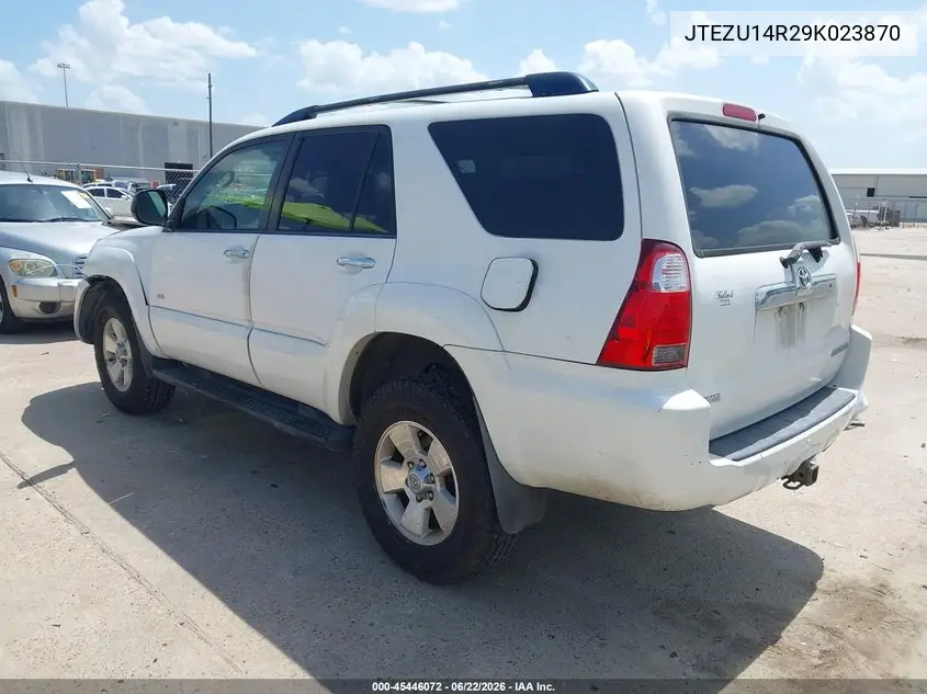 2009 Toyota 4Runner Sr5 V6 VIN: JTEZU14R29K023870 Lot: 45446072
