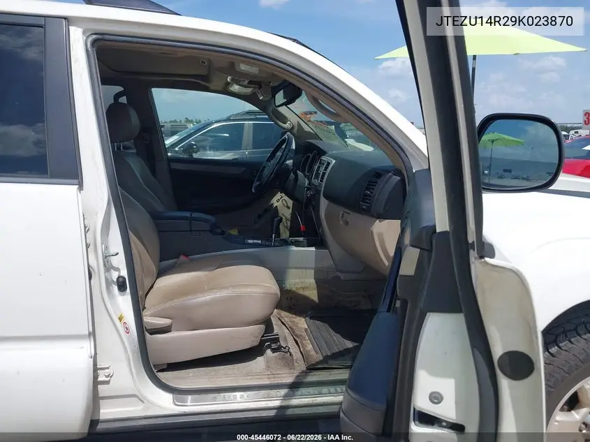 2009 Toyota 4Runner Sr5 V6 VIN: JTEZU14R29K023870 Lot: 45446072