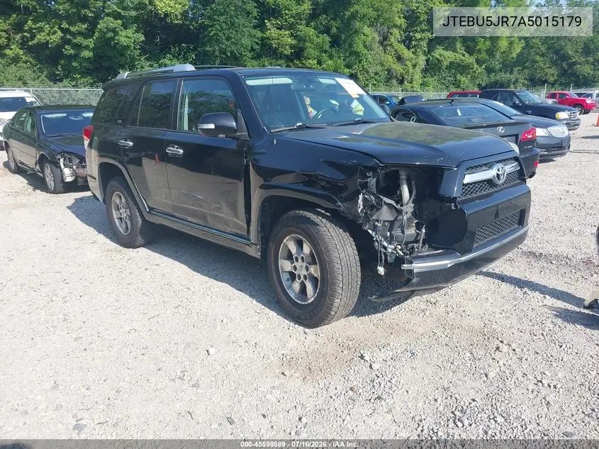 2010 Toyota 4Runner Sr5 V6 VIN: JTEBU5JR7A5015179 Lot: 45598589
