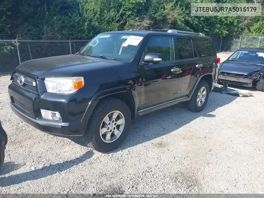 2010 Toyota 4Runner Sr5 V6 VIN: JTEBU5JR7A5015179 Lot: 45598589
