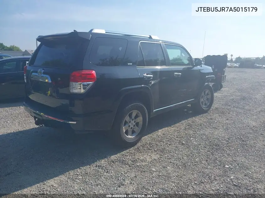 2010 Toyota 4Runner Sr5 V6 VIN: JTEBU5JR7A5015179 Lot: 45598589