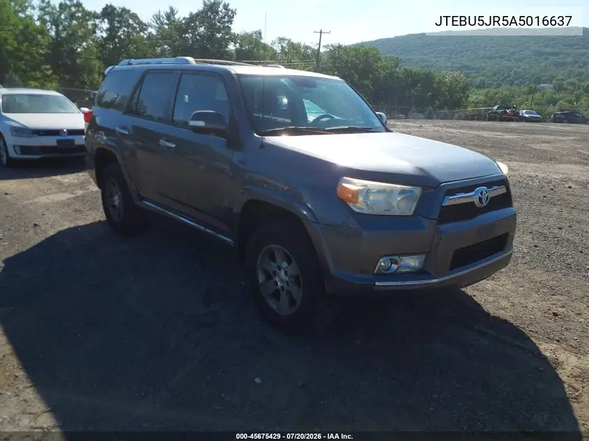 2010 Toyota 4Runner Sr5 V6 VIN: JTEBU5JR5A5016637 Lot: 45675429