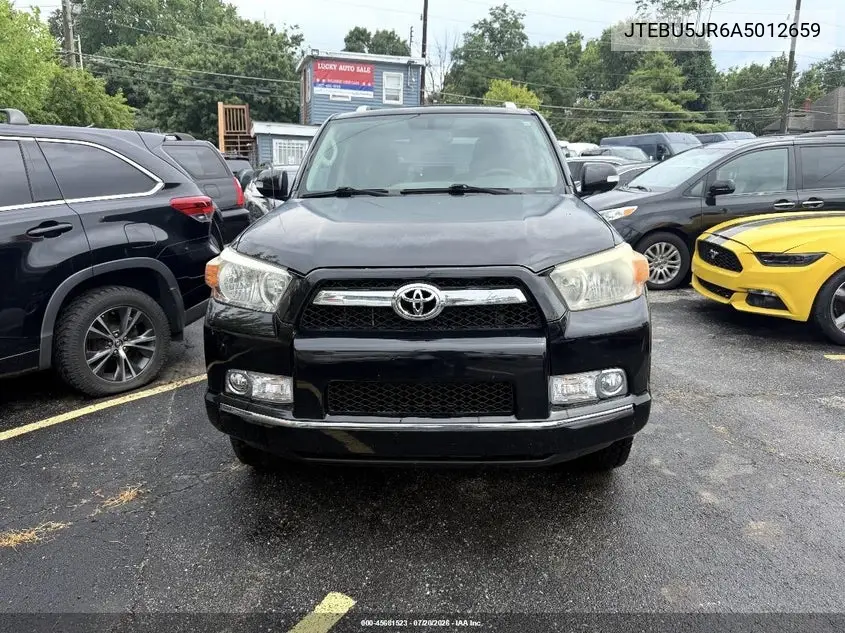 2010 Toyota 4Runner Sr5 V6 VIN: JTEBU5JR6A5012659 Lot: 45681523