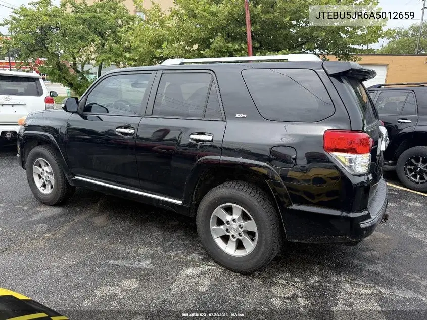 2010 Toyota 4Runner Sr5 V6 VIN: JTEBU5JR6A5012659 Lot: 45681523