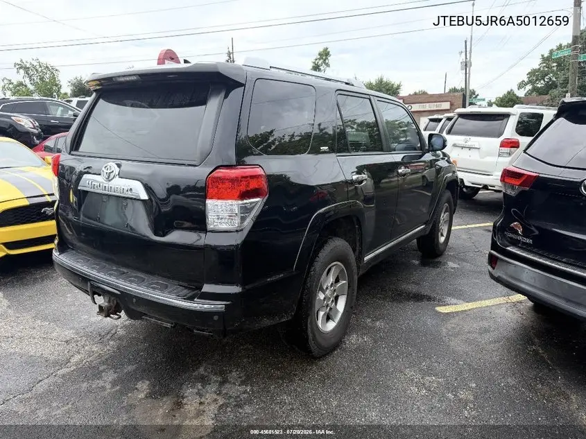 2010 Toyota 4Runner Sr5 V6 VIN: JTEBU5JR6A5012659 Lot: 45681523