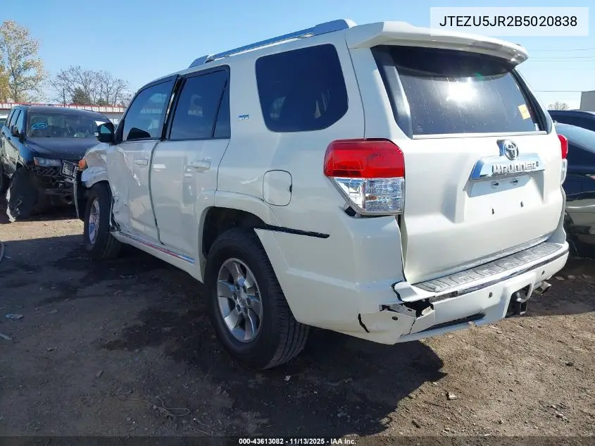 JTEZU5JR2B5020838 2011 Toyota 4Runner Sr5 V6