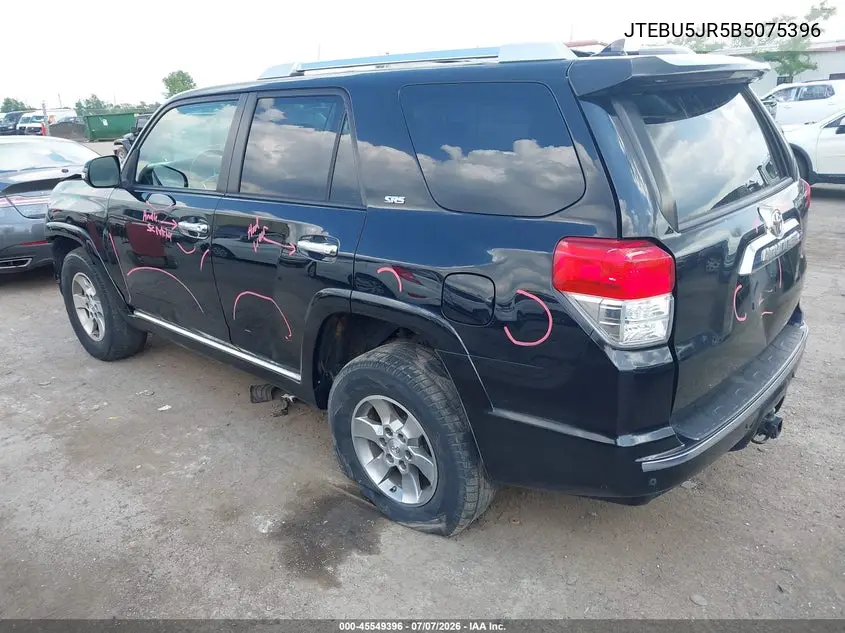 2011 Toyota 4Runner Sr5 V6 VIN: JTEBU5JR5B5075396 Lot: 45549396