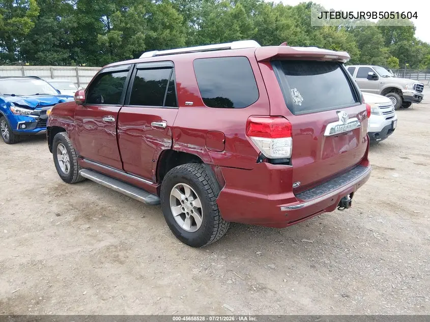 2011 Toyota 4Runner Sr5 V6 VIN: JTEBU5JR9B5051604 Lot: 45658528