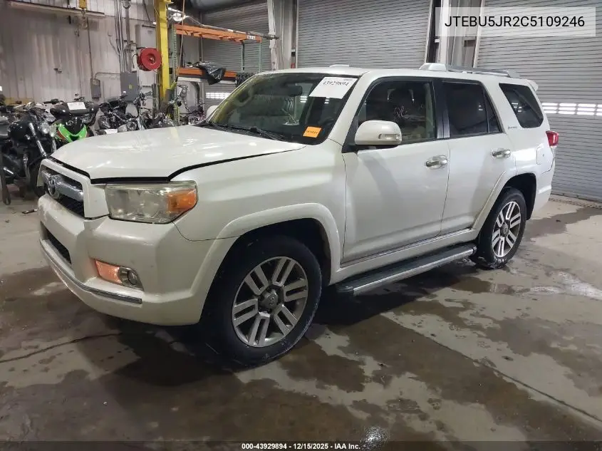 JTEBU5JR2C5109246 2012 Toyota 4Runner Limited