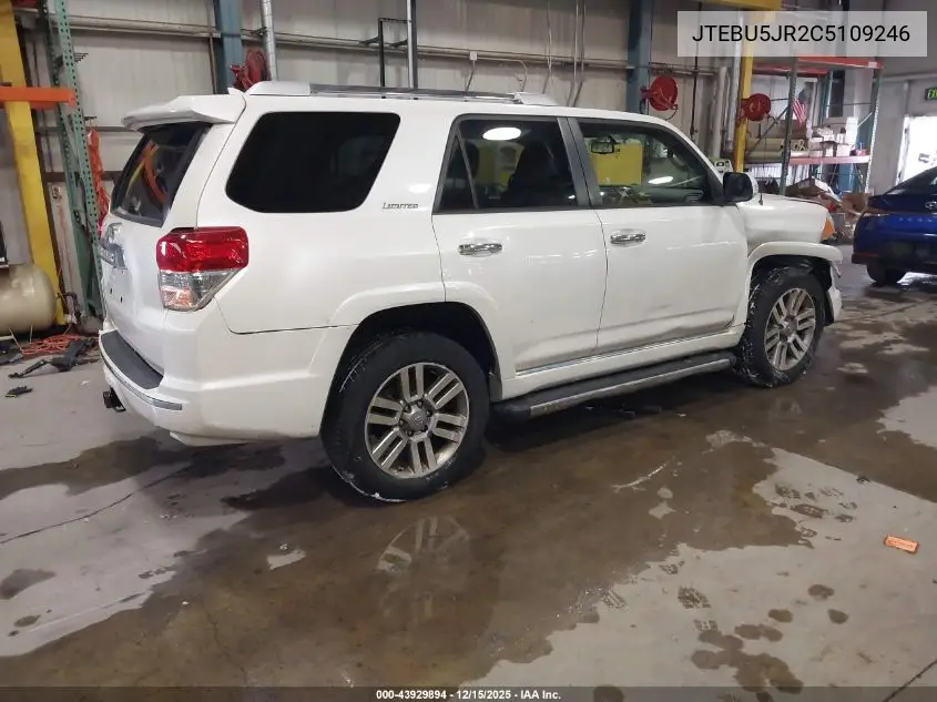 JTEBU5JR2C5109246 2012 Toyota 4Runner Limited