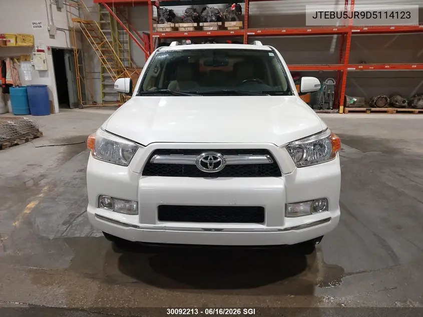 2013 Toyota 4Runner Sr5/Limited/Trail VIN: JTEBU5JR9D5114123 Lot: 30092213