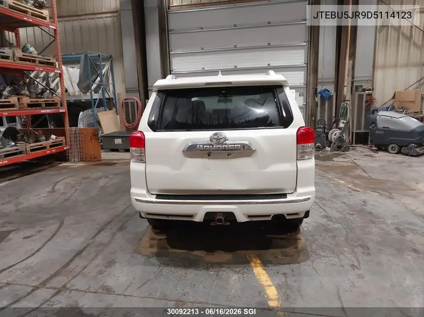 2013 Toyota 4Runner Sr5/Limited/Trail VIN: JTEBU5JR9D5114123 Lot: 30092213