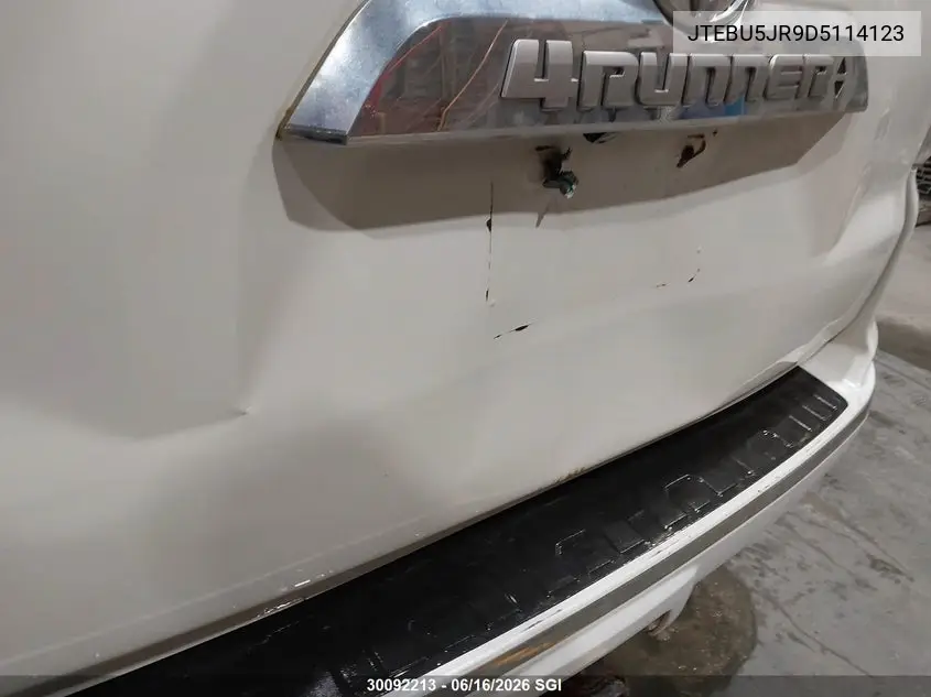 2013 Toyota 4Runner Sr5/Limited/Trail VIN: JTEBU5JR9D5114123 Lot: 30092213