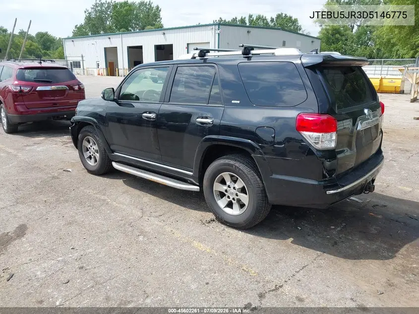2013 Toyota 4Runner Sr5 VIN: JTEBU5JR3D5146775 Lot: 45602261