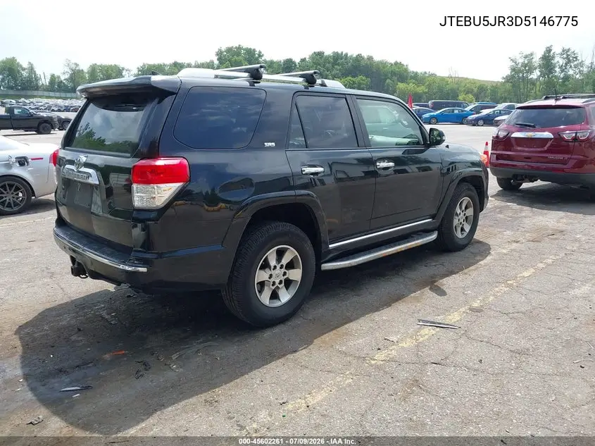 2013 Toyota 4Runner Sr5 VIN: JTEBU5JR3D5146775 Lot: 45602261