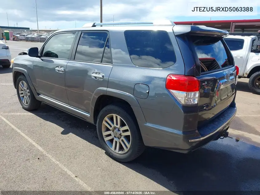 2013 Toyota 4Runner Limited/Sr5 VIN: JTEZU5JRXD5063388 Lot: 45620500