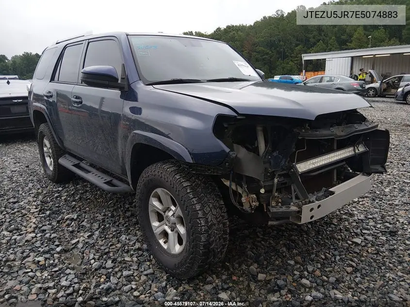 2014 Toyota 4Runner Sr5 VIN: JTEZU5JR7E5074883 Lot: 45579107