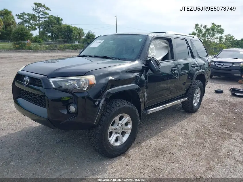 2014 Toyota 4Runner Sr5 VIN: JTEZU5JR9E5073749 Lot: 45645148