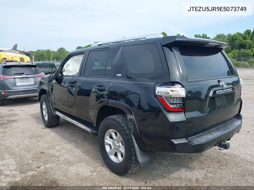 2014 Toyota 4Runner Sr5 VIN: JTEZU5JR9E5073749 Lot: 45645148