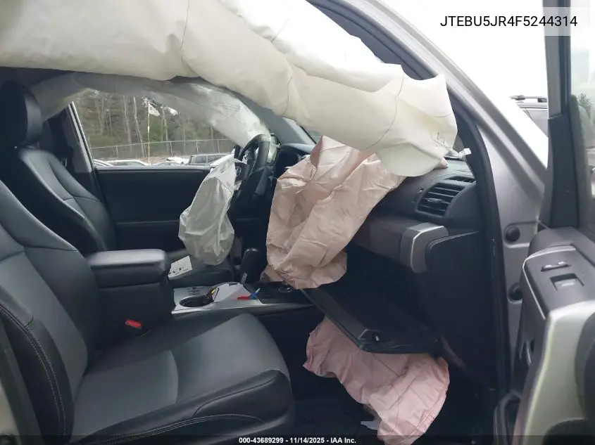 JTEBU5JR4F5244314 2015 Toyota 4Runner Sr5 Premium