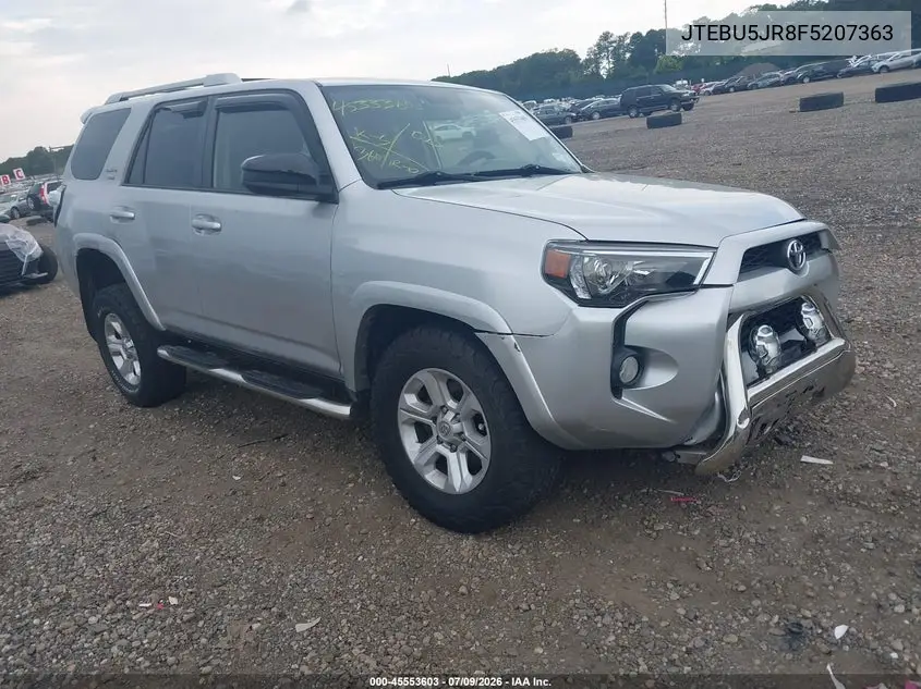 2015 Toyota 4Runner Sr5 VIN: JTEBU5JR8F5207363 Lot: 45553603