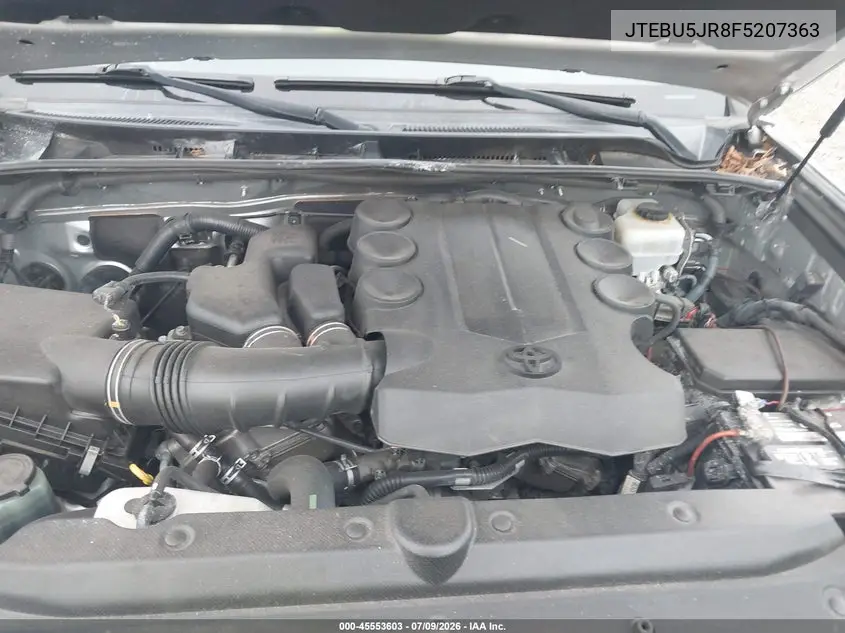 2015 Toyota 4Runner Sr5 VIN: JTEBU5JR8F5207363 Lot: 45553603
