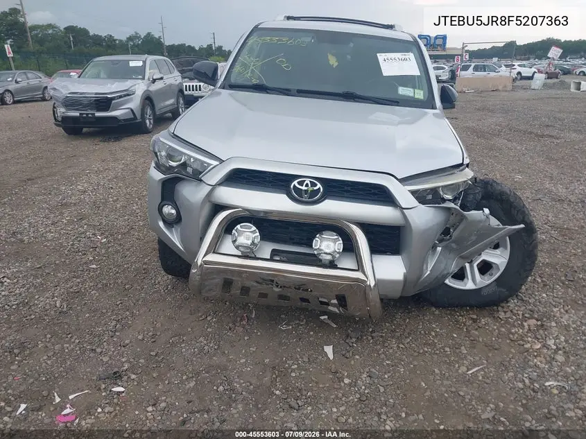 2015 Toyota 4Runner Sr5 VIN: JTEBU5JR8F5207363 Lot: 45553603