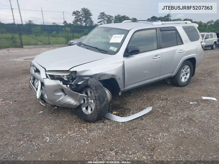 2015 Toyota 4Runner Sr5 VIN: JTEBU5JR8F5207363 Lot: 45553603