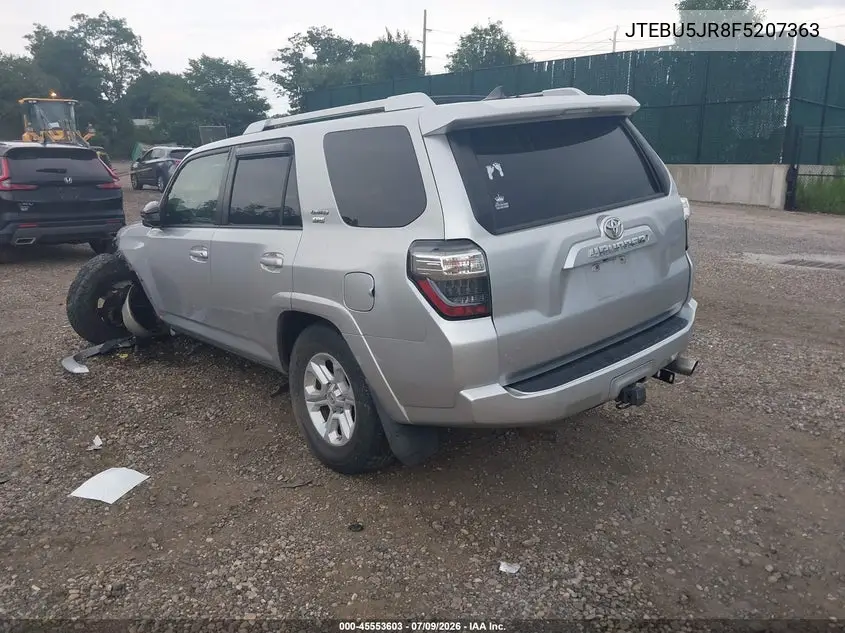 2015 Toyota 4Runner Sr5 VIN: JTEBU5JR8F5207363 Lot: 45553603